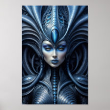Alien Woman - 016 - Night Vision - Fantasy Art