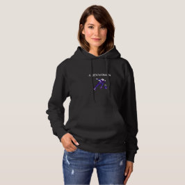 Alien Woman: Playing Soccer Hoodie