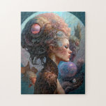 Alien Woman Surreal Science Fiction Art<br><div class="desc">Fantasy Art Produkte von The Lunarium.</div>
