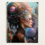 Alien Woman Surreal Science Fiction Art Planer<br><div class="desc">Fantasy Art Produkte von The Lunarium.</div>