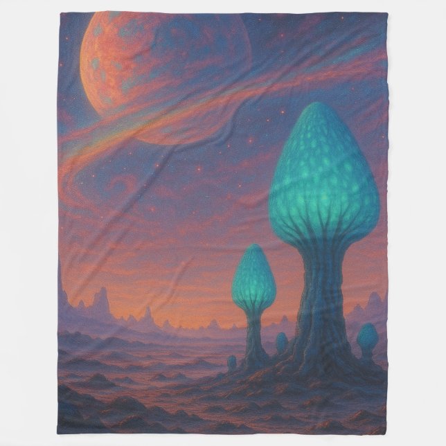 Alien World Fleece Blanket (Vorderseite)