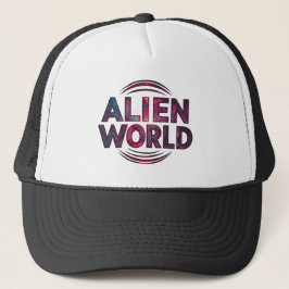 Alien World Hat Truckerkappe