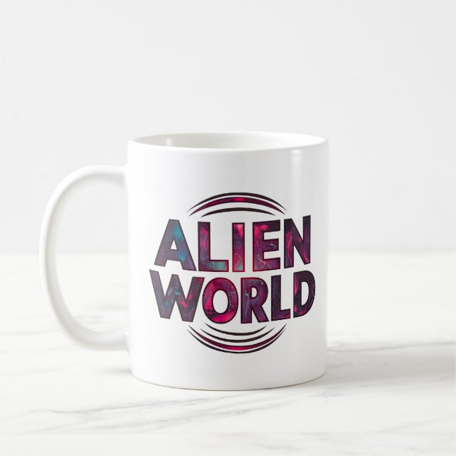 Alien World Kaffeetasse (Links)