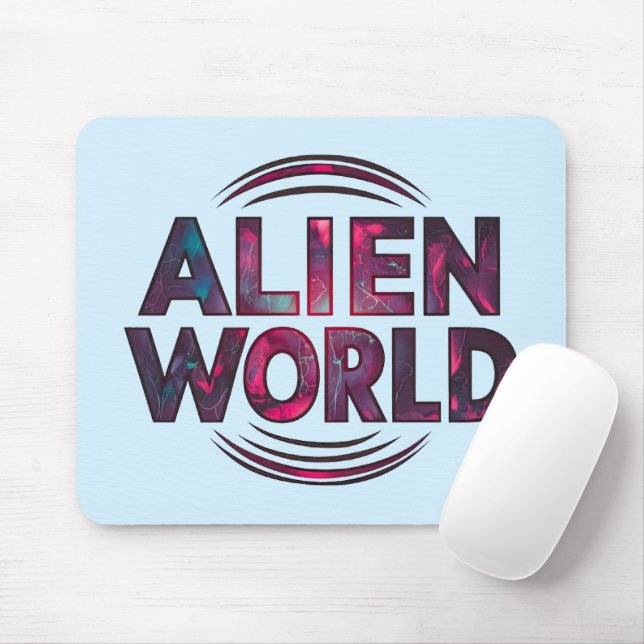 Alien World Mousepad (Mit Mouse)