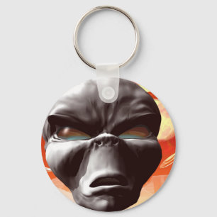 Alien World visited keychain Schlüsselanhänger