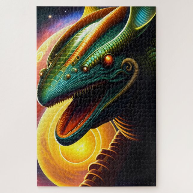 Alien Worlds 1014 Stück Jigsaw Puzzle (Vertikal)