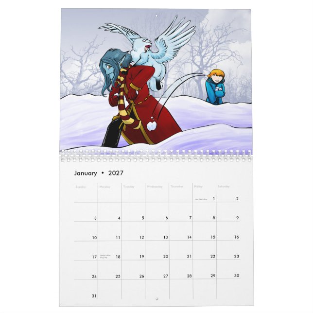 Alien-Würfel 2011 - Beta Kalender (Jan 2027)