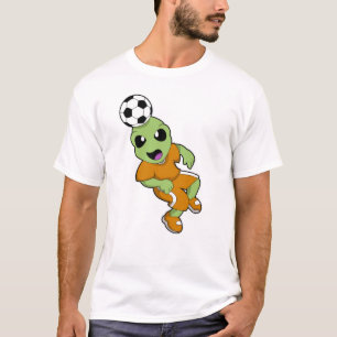 Alien zum Fußball T-Shirt