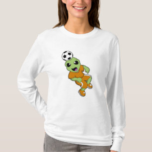 Alien zum Fußball T-Shirt