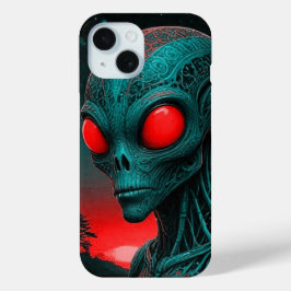 Alien zum Thema iPhone 15 Telefongehäuse Case-Mate iPhone Hülle