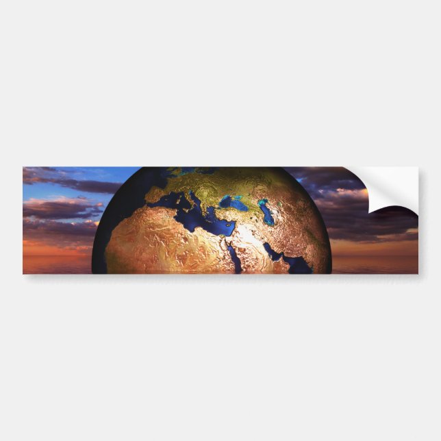 ALIEN zur FANTASY-SCIENCEFICTION PLANETS der Erde- Autoaufkleber (Vorne)