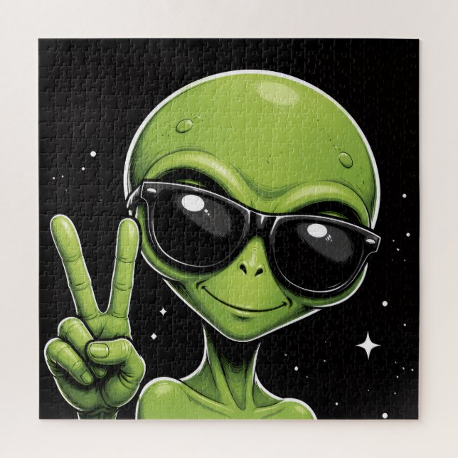 Alien zur Partyzeit (Vertikal)