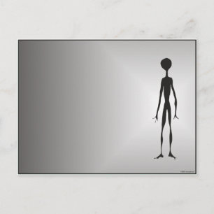 ALIENATED Science Fiction Fantasy Space walk Alien Postkarte