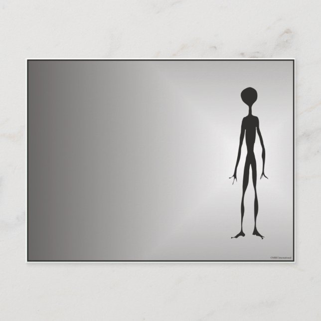 ALIENATED Science Fiction Fantasy Space walk Alien Postkarte (Vorderseite)