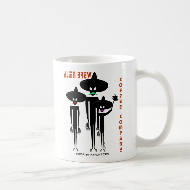 Alienbrew-Kaffee Co. Kaffeetasse (Rechts)