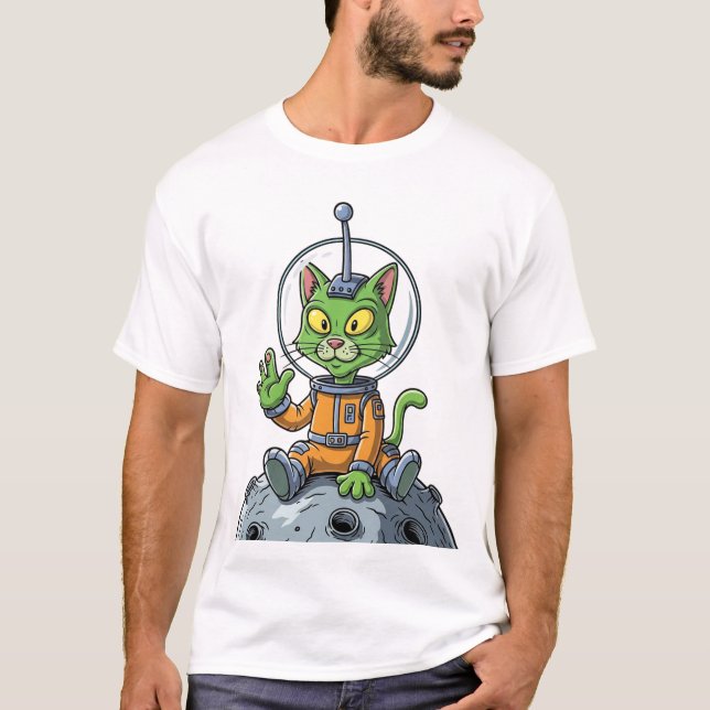 AlienCat T-Shirt (Vorderseite)