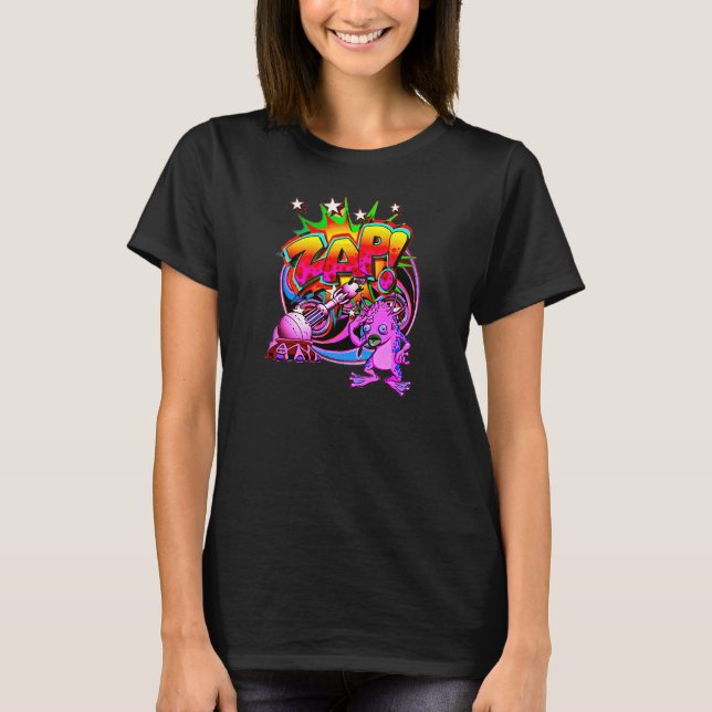 Aliengraffiti-Künstler-T - Shirt (Vorderseite)