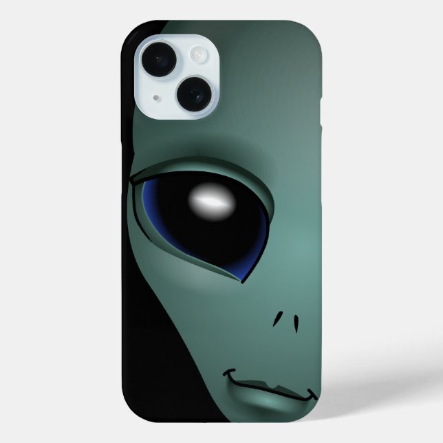 Alienipod-Touch-Fall niedliches E.T. Smartphone iPhone 15 Hülle (Rückseite)