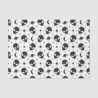 Aliens and Stars Seidenpapier