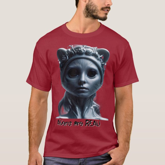 Aliens are REAL! T-Shirt (Vorderseite)