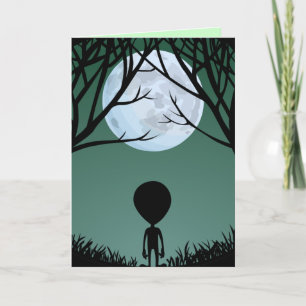 Aliens Art Cards Einladungen Custom Halloween Card