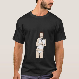 Aliens Film DLE Kunstzeichnung Ripley Retro Freund T-Shirt