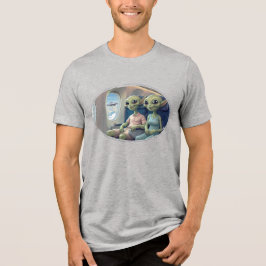 Aliens in der ersten Klasse Tri-Blend Shirt