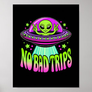 Aliens in einer fliegenden Untertasse Poster