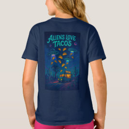 Aliens Love Tacos T-Shirt