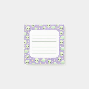 Aliens Post-it Klebezettel