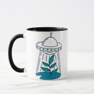 Aliens UFO Tasse