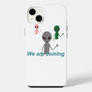 Aliens zeigen eine "Daumen hoch"-Geste iPhone 14 Plus Hülle