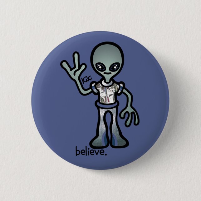 aliensonde button (Vorderseite)