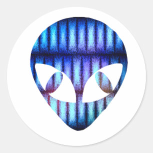 Alienware-Sticker Runder Aufkleber