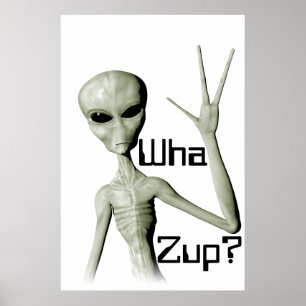 AlienWha Zup? Plakat