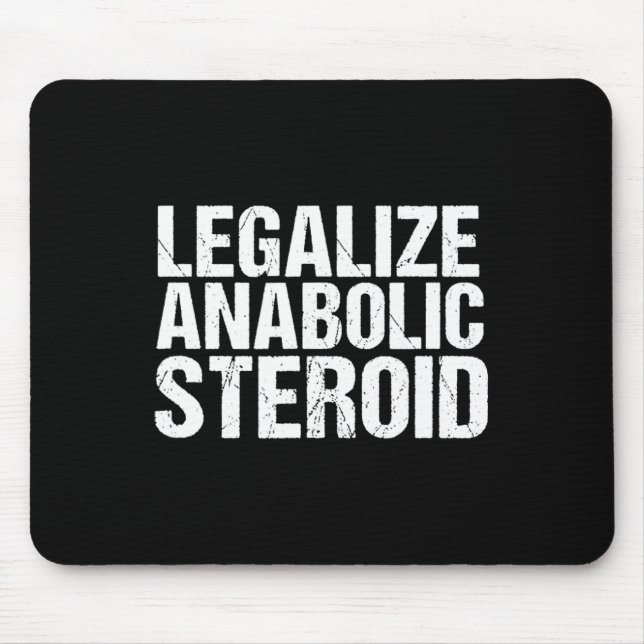 Alignate Anabole Steroide - Gym Bodybuilding  Mousepad (Vorne)