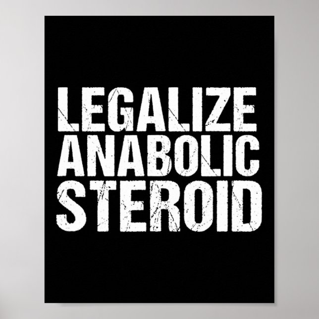 Alignate Anabole Steroide - Gym Bodybuilding  Poster (Vorne)