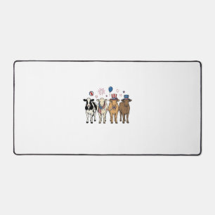 Alignement de vaches patriotiques dessin de t-shir