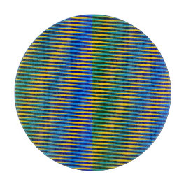 Alignment Energy | Abstrakte Linien dekoratives Gl Schneidebrett