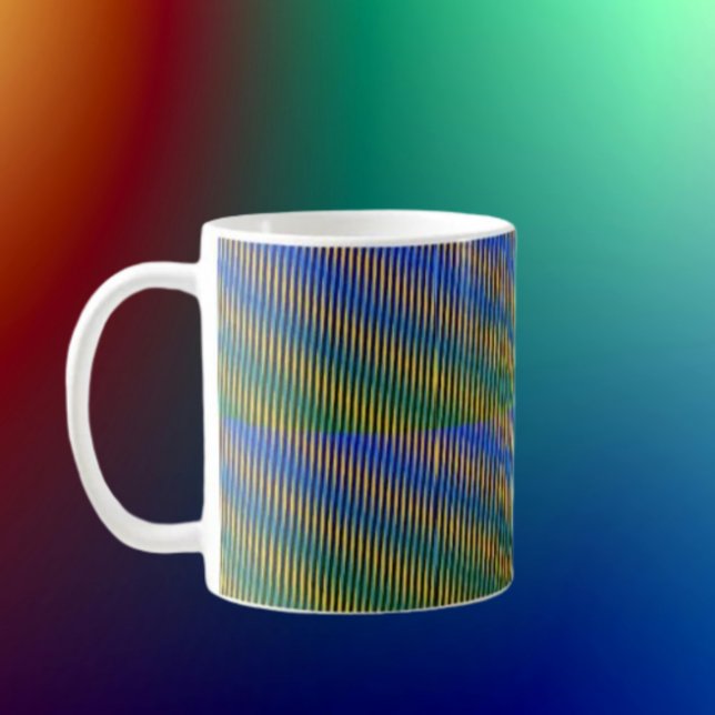 Alignment Energy | Abstrakte Linien Klassische Tas Kaffeetasse (Von Creator hochgeladen)