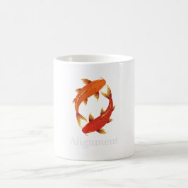 Alignment – Koi Fish Symbol of Balance, Clarity Kaffeetasse