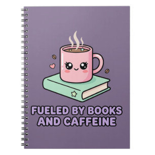 Alimenté par les livres et la caféine Mug drôle Gr