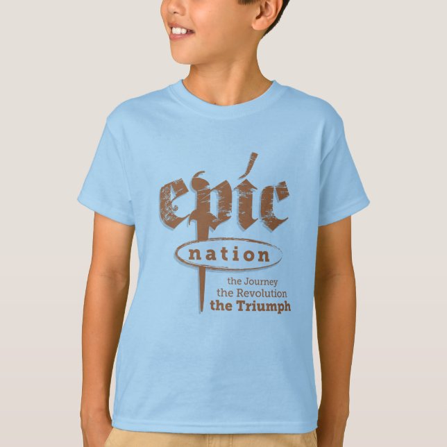 "Alimentez les enfants à de la nation" T-shirt (Devant)