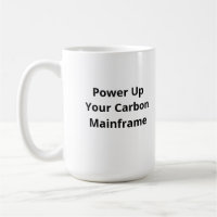 Alimentez Votre Ordinateur Portable Carbone | Mug 