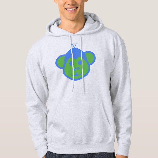 Alimon (Alien Monkey) Basic Hooded Sweatshirt (Vorderseite)