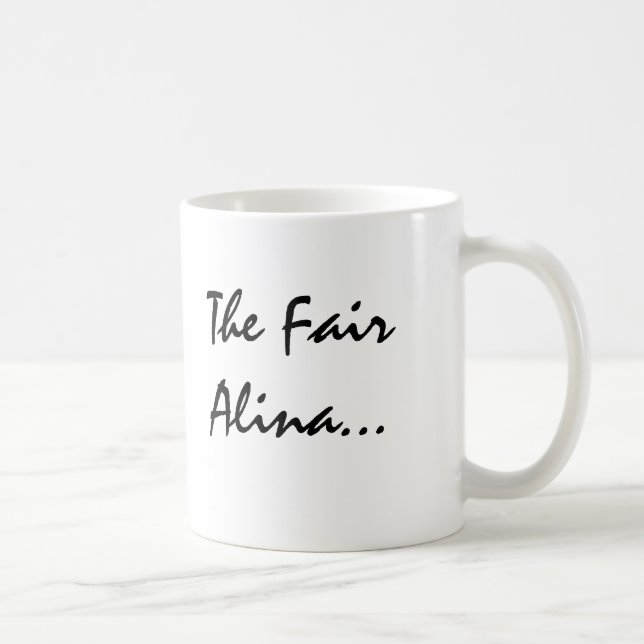 Alina mit keltischer Bedeutung Kaffeetasse (Rechts)