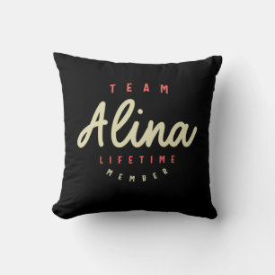 Alina Name Personalisiert Geburtsname Alina Kissen