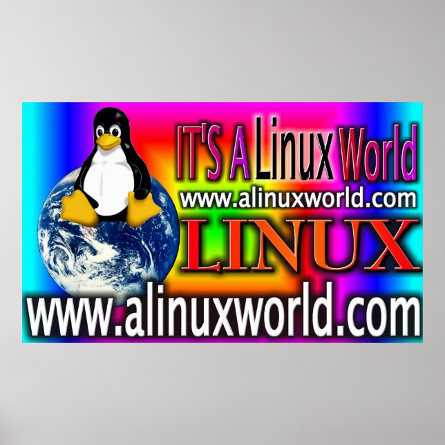 Alinuxworld-Tydie-Poster Poster (Vorne)