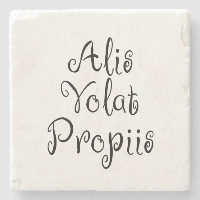 Alis Volat Propiis Steinuntersetzer (Vorderseite)