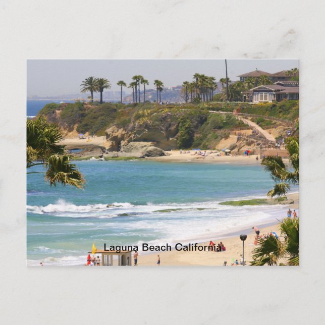 Aliso Beach California Postkarte (Vorderseite)